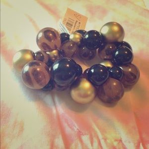 Cheetah beaded bracelet